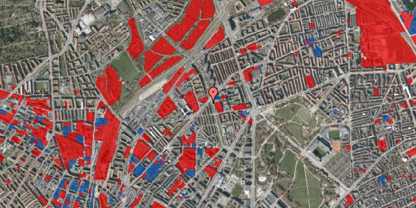 Jordforureningskort på Haraldsgade 64, 1. th, 2100 København Ø