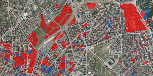 Jordforureningskort på Haraldsgade 80, 1. th, 2100 København Ø