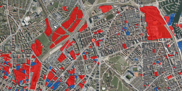 Jordforureningskort på Haraldsgade 96, 4. tv, 2100 København Ø