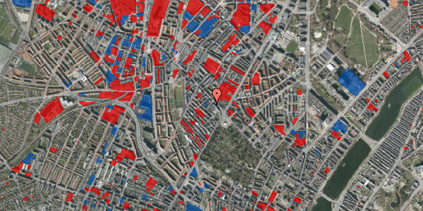 Jordforureningskort på Heinesgade 1, 3. th, 2200 København N