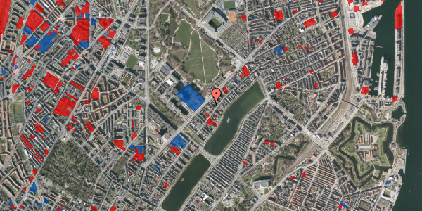 Jordforureningskort på Helgesensgade 22, 1. th, 2100 København Ø