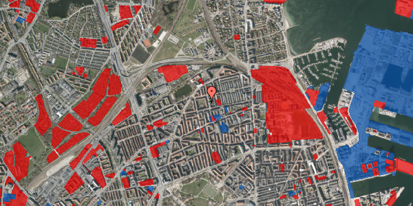 Jordforureningskort på Helsingborggade 7, 2. tv, 2100 København Ø