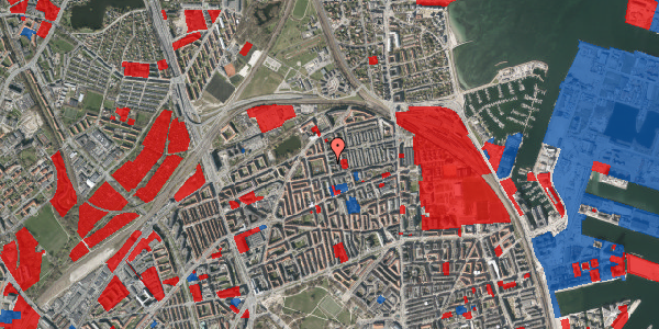 Jordforureningskort på Helsingborggade 8A, 1. th, 2100 København Ø