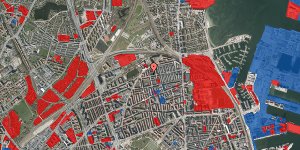 Jordforureningskort på Helsingborggade 14, 4. th, 2100 København Ø