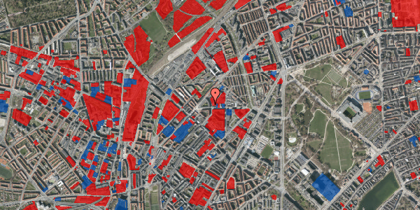 Jordforureningskort på Hermodsgade 25, 4. tv, 2200 København N