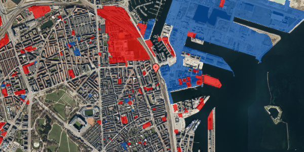 Jordforureningskort på Herninggade 18, 1. th, 2100 København Ø