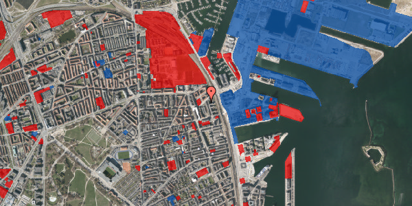 Jordforureningskort på Herninggade 23, 1. th, 2100 København Ø