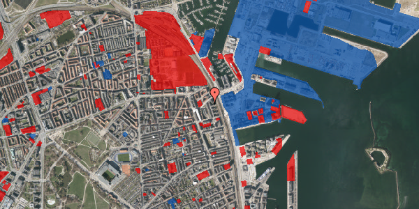Jordforureningskort på Herninggade 24, 3. tv, 2100 København Ø