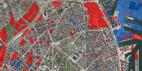 Jordforureningskort på Hesseløgade 2, st. th, 2100 København Ø