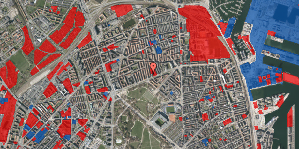 Jordforureningskort på Hesseløgade 3, 1. th, 2100 København Ø