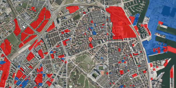 Jordforureningskort på Hesseløgade 13, st. , 2100 København Ø