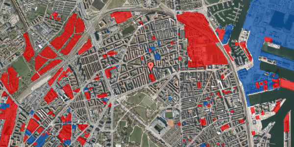 Jordforureningskort på Hesseløgade 17, st. th, 2100 København Ø