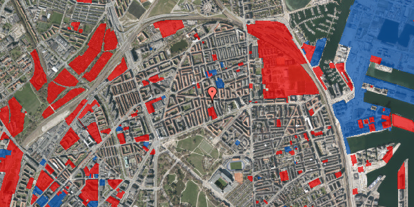 Jordforureningskort på Hesseløgade 18, st. th, 2100 København Ø