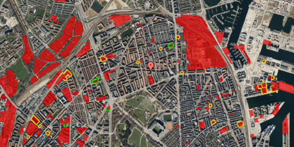 Jordforureningskort på Hesseløgade 18, st. tv, 2100 København Ø