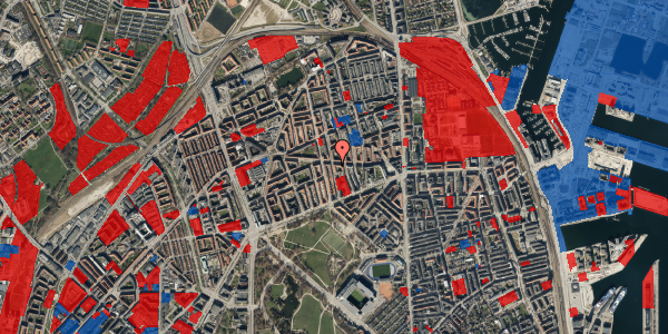 Jordforureningskort på Hesseløgade 20, 2. tv, 2100 København Ø