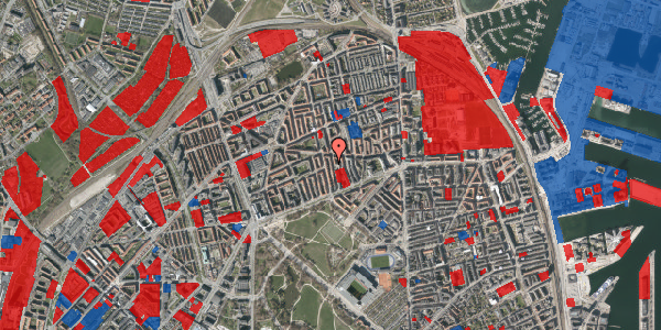 Jordforureningskort på Hesseløgade 21, st. tv, 2100 København Ø