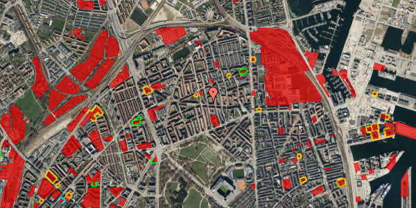 Jordforureningskort på Hesseløgade 22, st. tv, 2100 København Ø