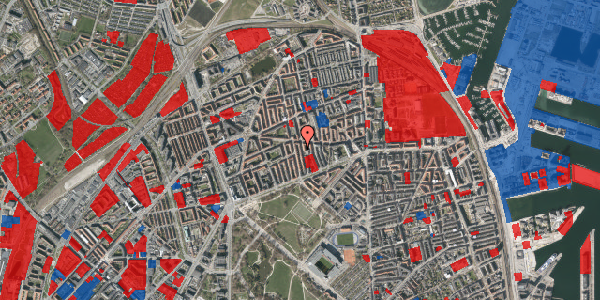 Jordforureningskort på Hesseløgade 23, st. tv, 2100 København Ø