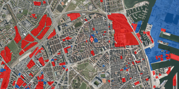 Jordforureningskort på Hesseløgade 26, 2. th, 2100 København Ø