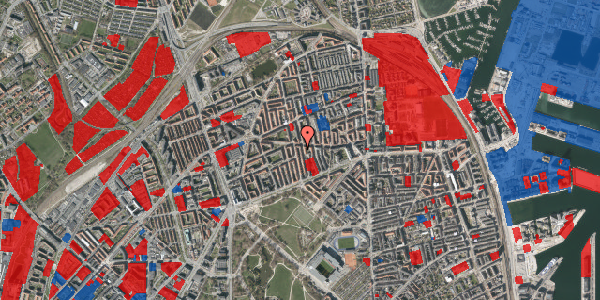 Jordforureningskort på Hesseløgade 27, st. th, 2100 København Ø