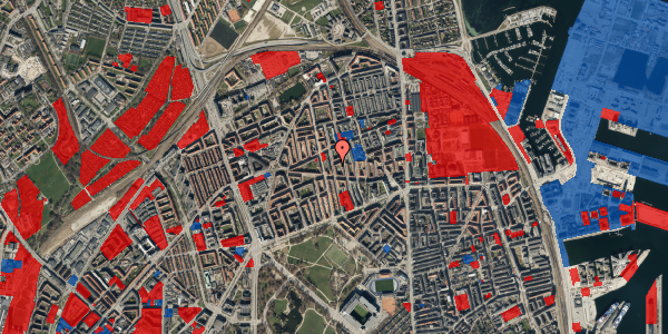 Jordforureningskort på Hesseløgade 28, 3. th, 2100 København Ø