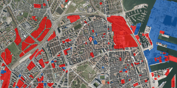 Jordforureningskort på Hesseløgade 30, 1. tv, 2100 København Ø