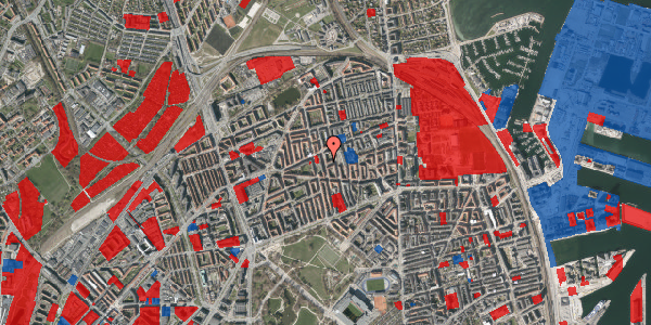 Jordforureningskort på Hesseløgade 30, 4. tv, 2100 København Ø