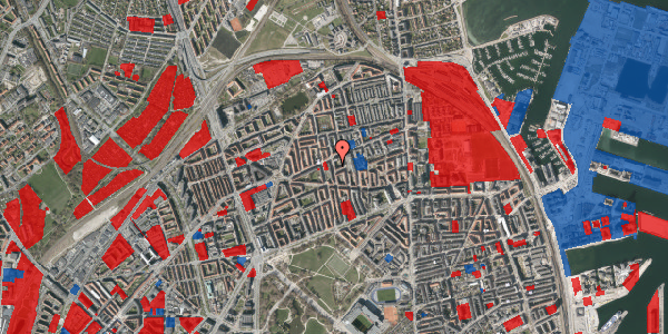 Jordforureningskort på Hesseløgade 32, st. tv, 2100 København Ø