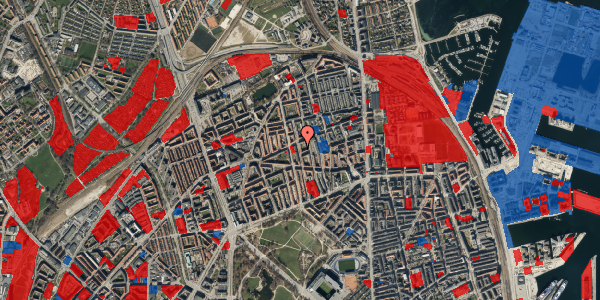 Jordforureningskort på Hesseløgade 32, 2. th, 2100 København Ø