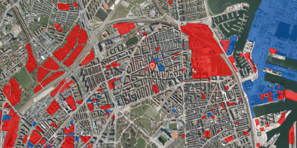 Jordforureningskort på Hesseløgade 37, st. tv, 2100 København Ø