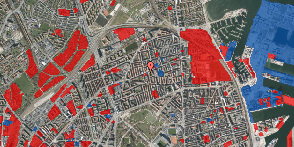 Jordforureningskort på Hesseløgade 41B, 2. th, 2100 København Ø