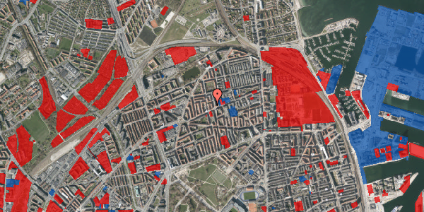 Jordforureningskort på Hesseløgade 45, 2. th, 2100 København Ø
