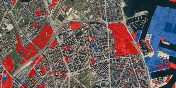 Jordforureningskort på Hesseløgade 56, st. 5, 2100 København Ø