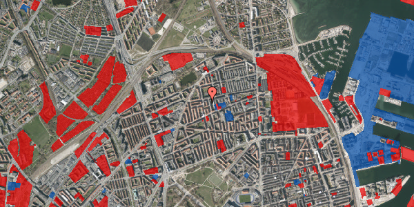 Jordforureningskort på Hesseløgade 57, st. tv, 2100 København Ø