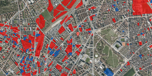 Jordforureningskort på Hildursgade 17, 1. th, 2100 København Ø