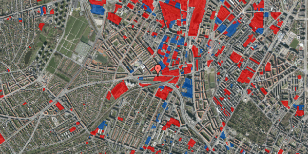 Jordforureningskort på Hillerødgade 55, 1. th, 2200 København N