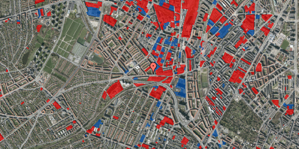 Jordforureningskort på Hillerødgade 70, 2. th, 2200 København N