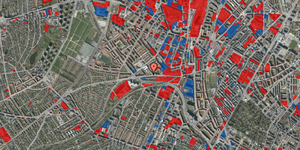 Jordforureningskort på Hillerødgade 76, 2. th, 2200 København N