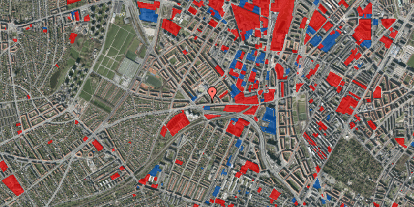 Jordforureningskort på Hillerødgade 80, 1. th, 2200 København N