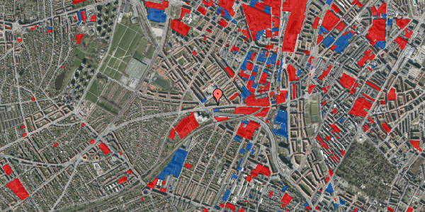 Jordforureningskort på Hillerødgade 86, 1. th, 2200 København N