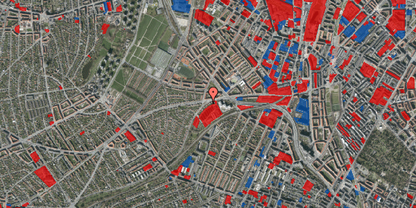 Jordforureningskort på Hillerødgade 99, 2400 København NV