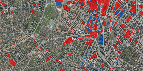 Jordforureningskort på Hillerødgade 116, 1. th, 2400 København NV