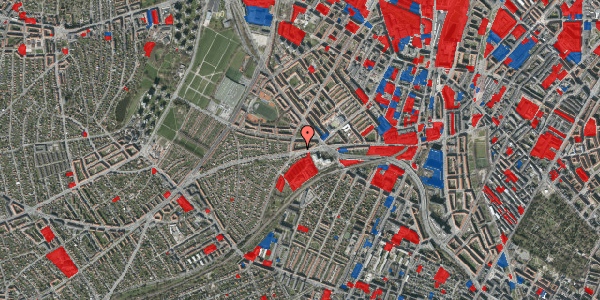 Jordforureningskort på Hillerødgade 128, 1. th, 2400 København NV