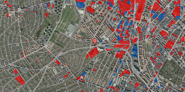 Jordforureningskort på Hillerødgade 132, 1. th, 2400 København NV