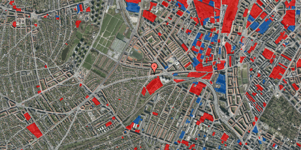 Jordforureningskort på Hillerødgade 136, 1. th, 2400 København NV