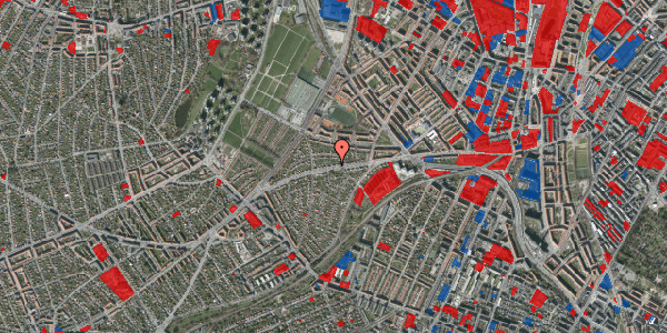 Jordforureningskort på Hillerødgade 162, 2400 København NV