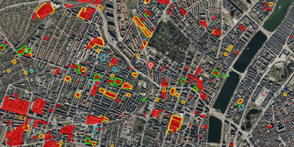 Jordforureningskort på Hiort Lorenzens Gade 9, st. tv, 2200 København N