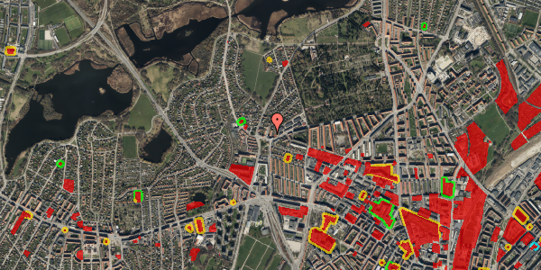 Jordforureningskort på Hjortholms Allé 4, 1. th, 2400 København NV