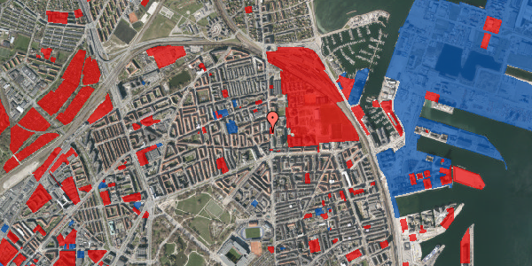 Jordforureningskort på Hjortøgade 1, 1. th, 2100 København Ø