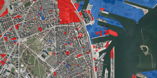 Jordforureningskort på Hjørringgade 1, 4. th, 2100 København Ø